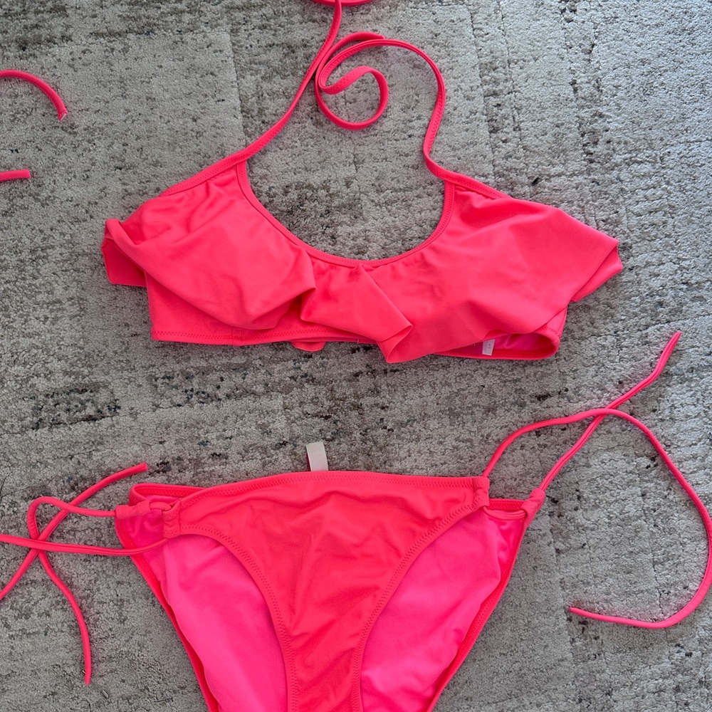 Victoria’s Secret two piece coral Pink Bikini Set
